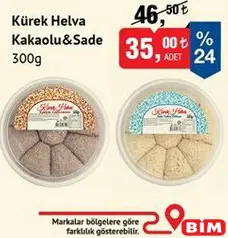 KÜREK HELVA KAKAOLU & SADE 300 G